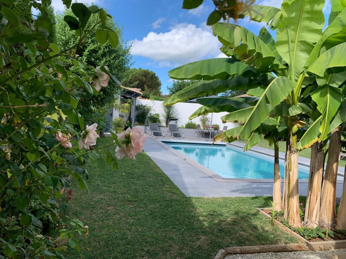 Maison M, Chambre Privee Acces Jardin Piscine Et Jacuzzi Pres De La Rochelle Ла-Рошель Экстерьер фото