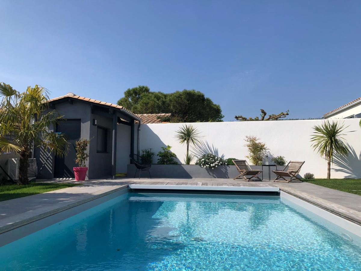 Maison M, Chambre Privee Acces Jardin Piscine Et Jacuzzi Pres De La Rochelle Ла-Рошель Экстерьер фото